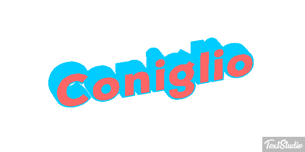 Coniglio Efecto de texto