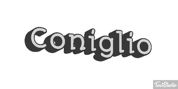 Coniglio Efecto de texto