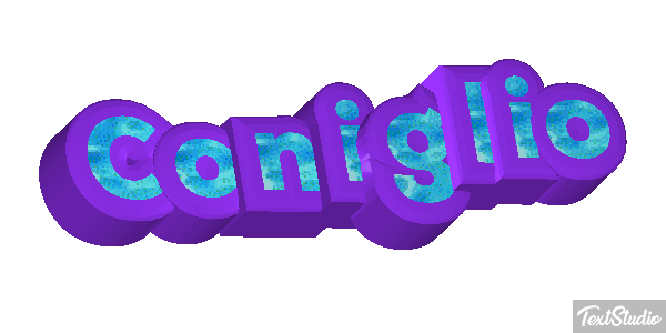 Coniglio Efecto de texto