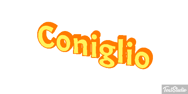 Coniglio Efecto de texto
