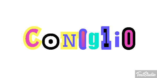 Coniglio Efecto de texto