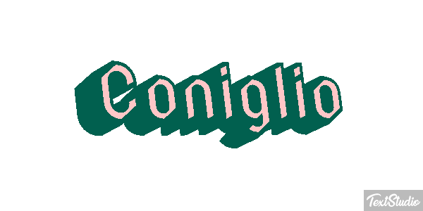 Coniglio Efecto de texto