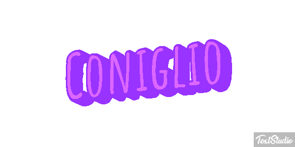 Coniglio Efecto de texto