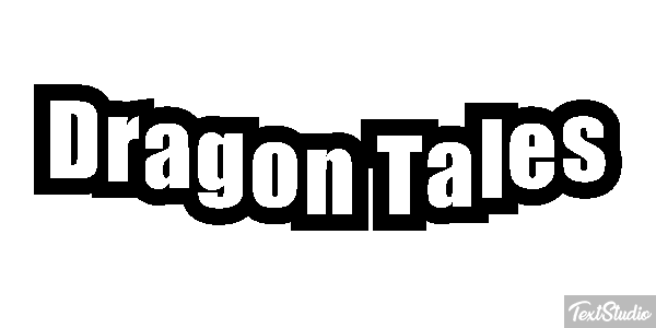 Dragon Tales Efeito do texto