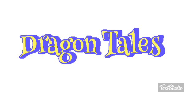 Dragon Tales Efeito do texto