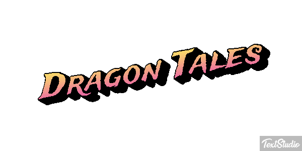 Dragon Tales Efeito do texto