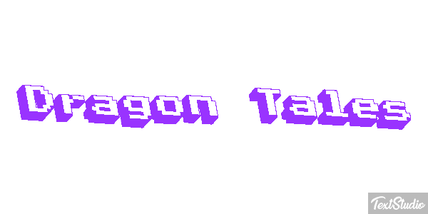 Dragon Tales Efeito do texto