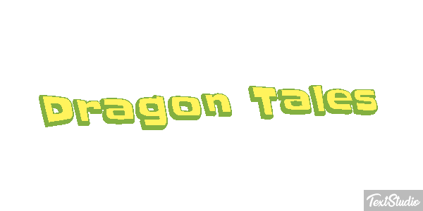 Dragon Tales Efeito do texto