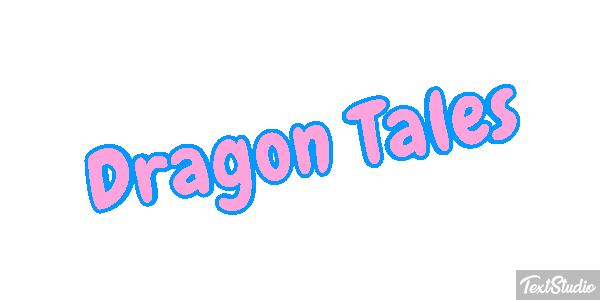 Dragon Tales Efeito do texto