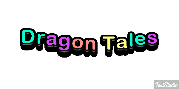Dragon Tales Efeito do texto