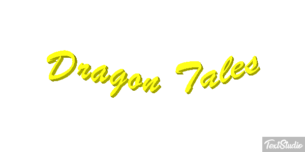 Dragon Tales Efeito do texto