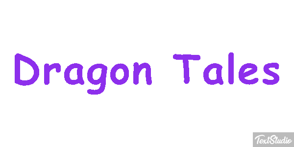 Dragon Tales Efeito do texto