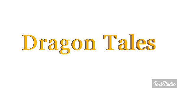 Dragon Tales Efeito do texto