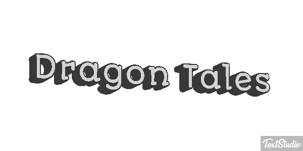 Dragon Tales Efeito do texto
