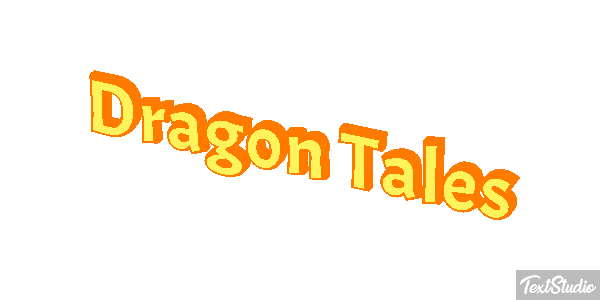 Dragon Tales Efeito do texto