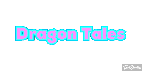 Dragon Tales Efeito do texto