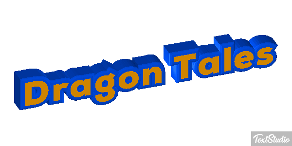 Dragon Tales Efeito do texto