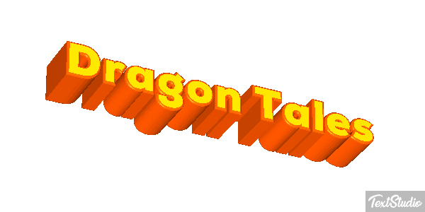 Dragon Tales Efeito do texto