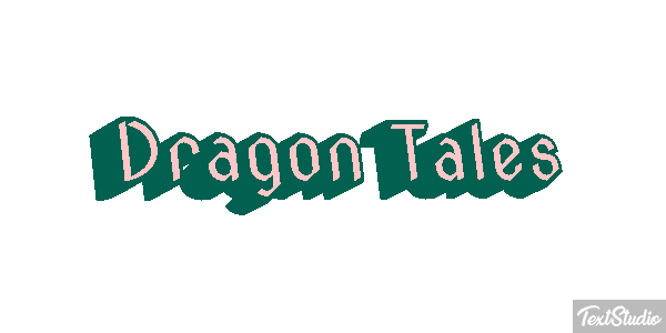 Dragon Tales Efeito do texto