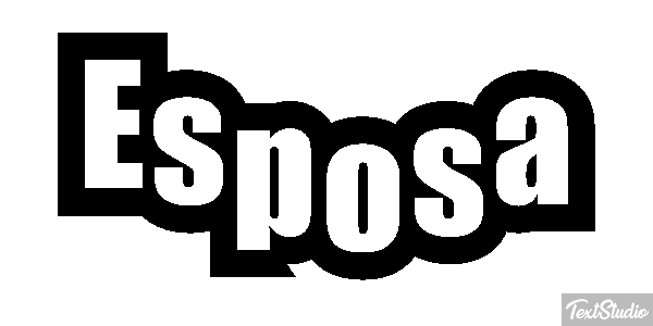 Esposa Text effect