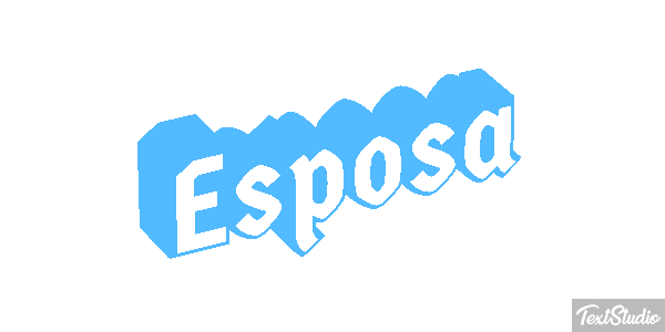 Esposa Text effect
