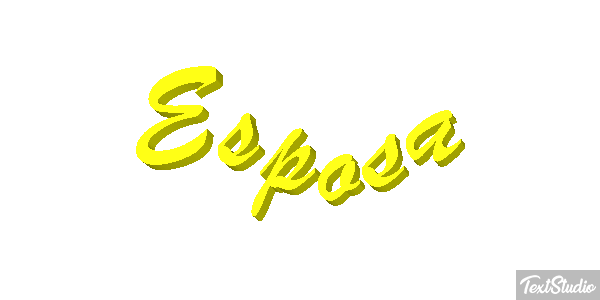 Esposa Text effect