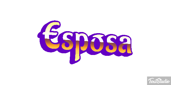 Esposa Text effect