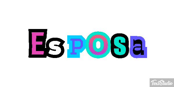 Esposa Text effect