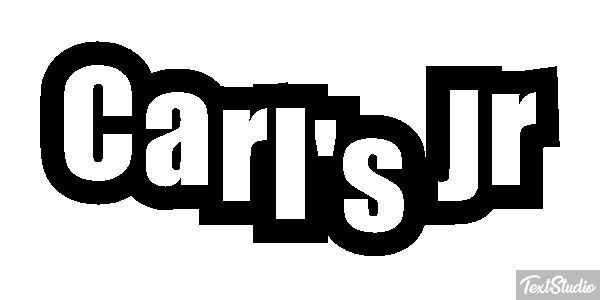 Carl's Jr Texteffekt
