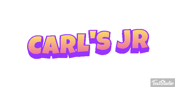 Carl's Jr Texteffekt