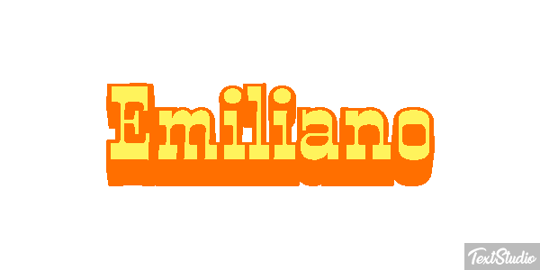 Emiliano Text effect