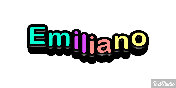 Emiliano Text effect