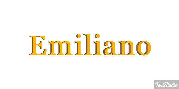 Emiliano Text effect