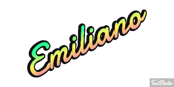 Emiliano Text effect