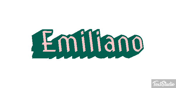 Emiliano Text effect