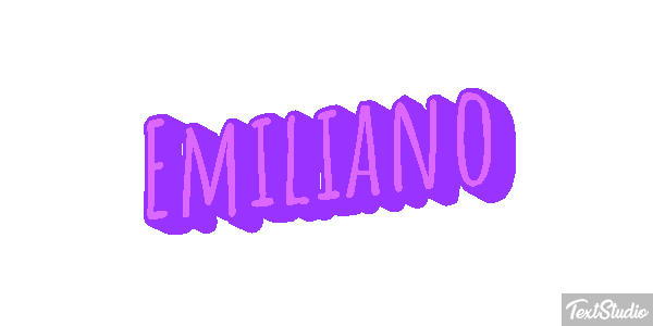 Emiliano Text effect