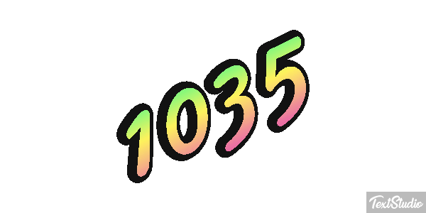 1035 Efekt tekstowy