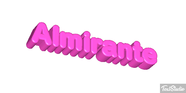 Almirante Texteffekt