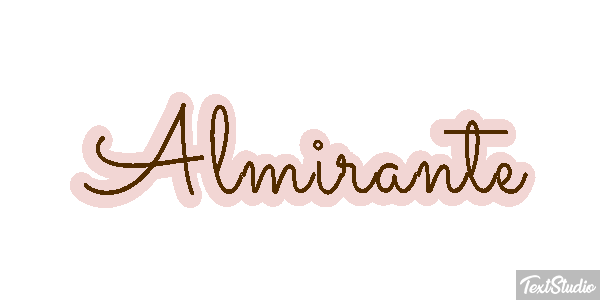 Almirante Texteffekt