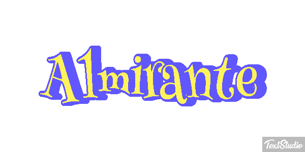 Almirante Texteffekt