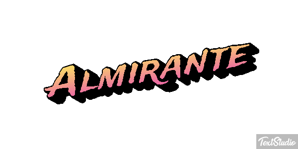 Almirante Texteffekt