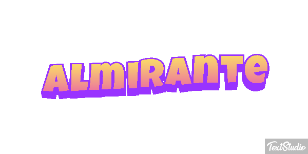 Almirante Texteffekt