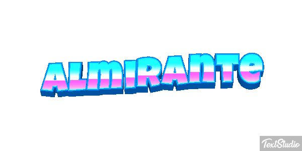 Almirante Texteffekt