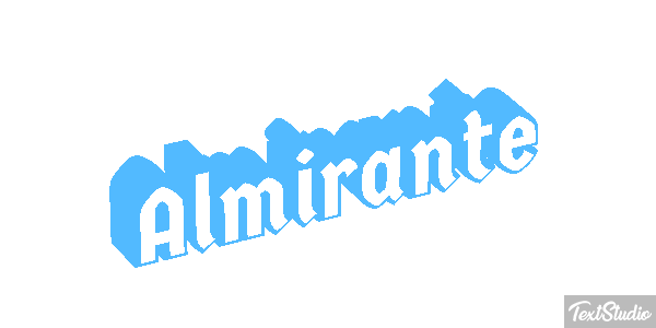 Almirante Texteffekt