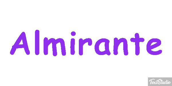 Almirante Texteffekt