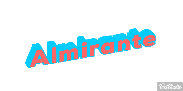 Almirante Texteffekt