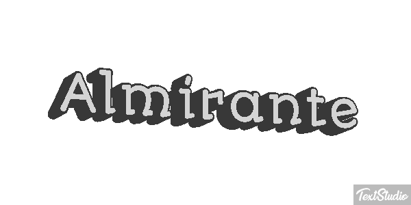 Almirante Texteffekt