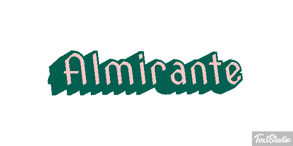 Almirante Texteffekt