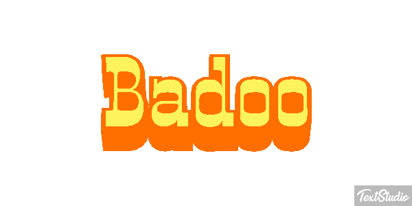 Badoo Tekst effect