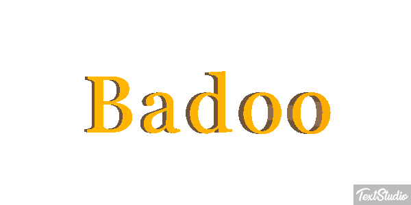 Badoo Tekst effect